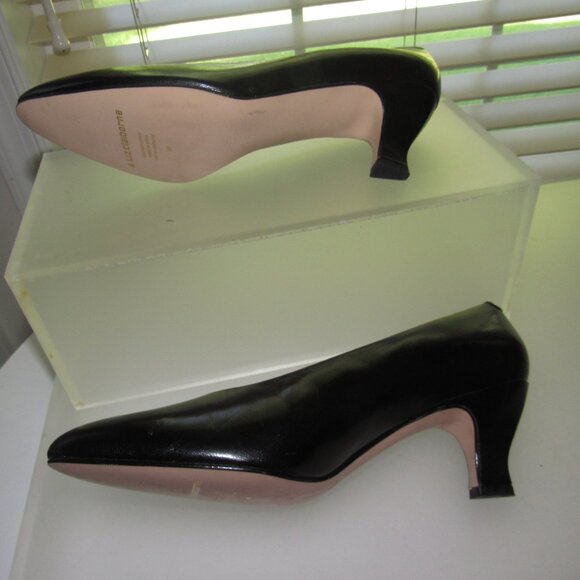 Liz Claiborne Black Leather Kitten Heel Pumps Women’s Size 8.5 M – Made in Spain - Picture 8 of 8